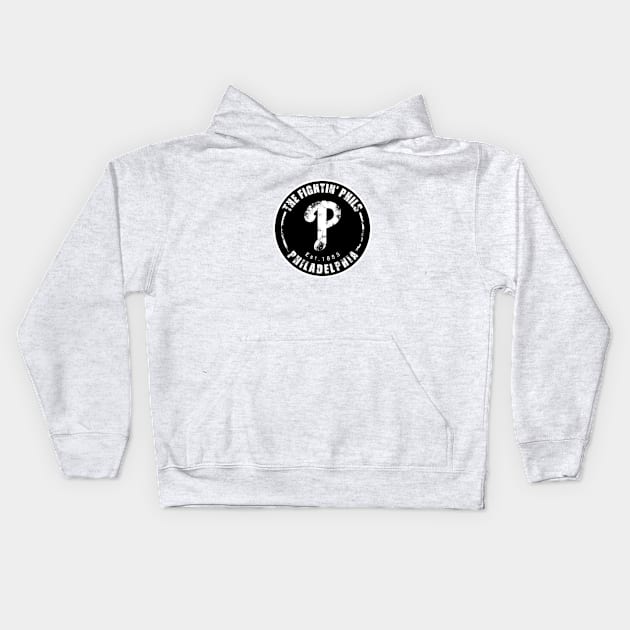 Philadelphia 1883 Kids Hoodie by Lyandarcs